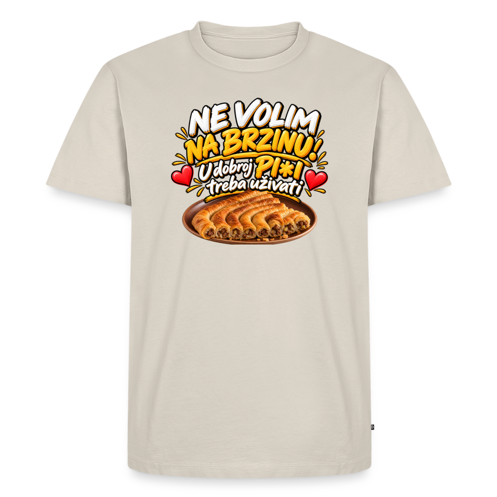 Männer Premium T-Shirt - Beige