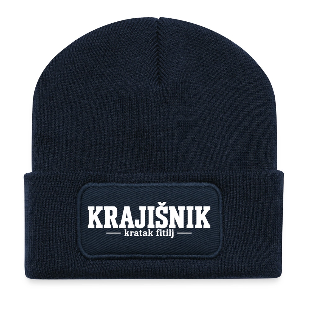 Recycelte Patch Beanie - French Navy