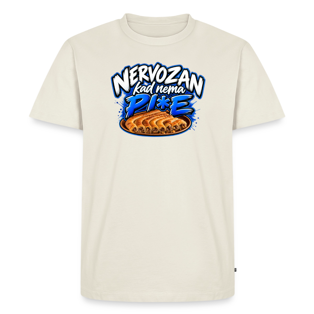 Männer Premium T-Shirt - Naturweiß