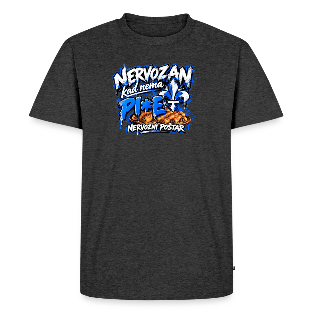 Männer Premium T-Shirt - Anthrazit meliert