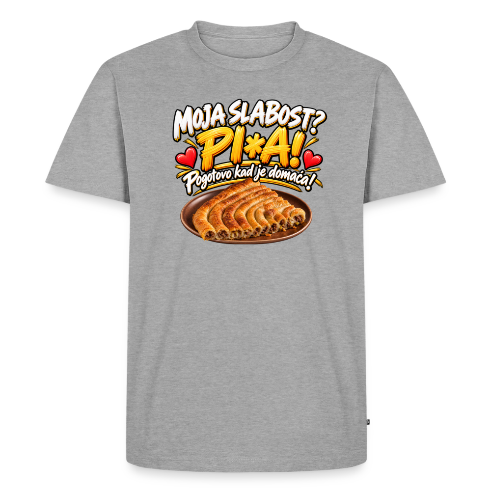 Männer Premium T-Shirt - Grau meliert