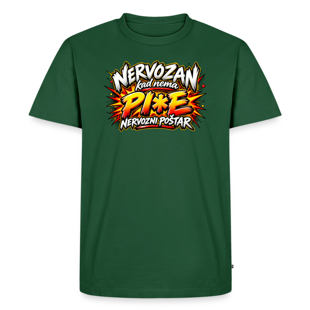 Männer Premium T-Shirt - Flaschengrün