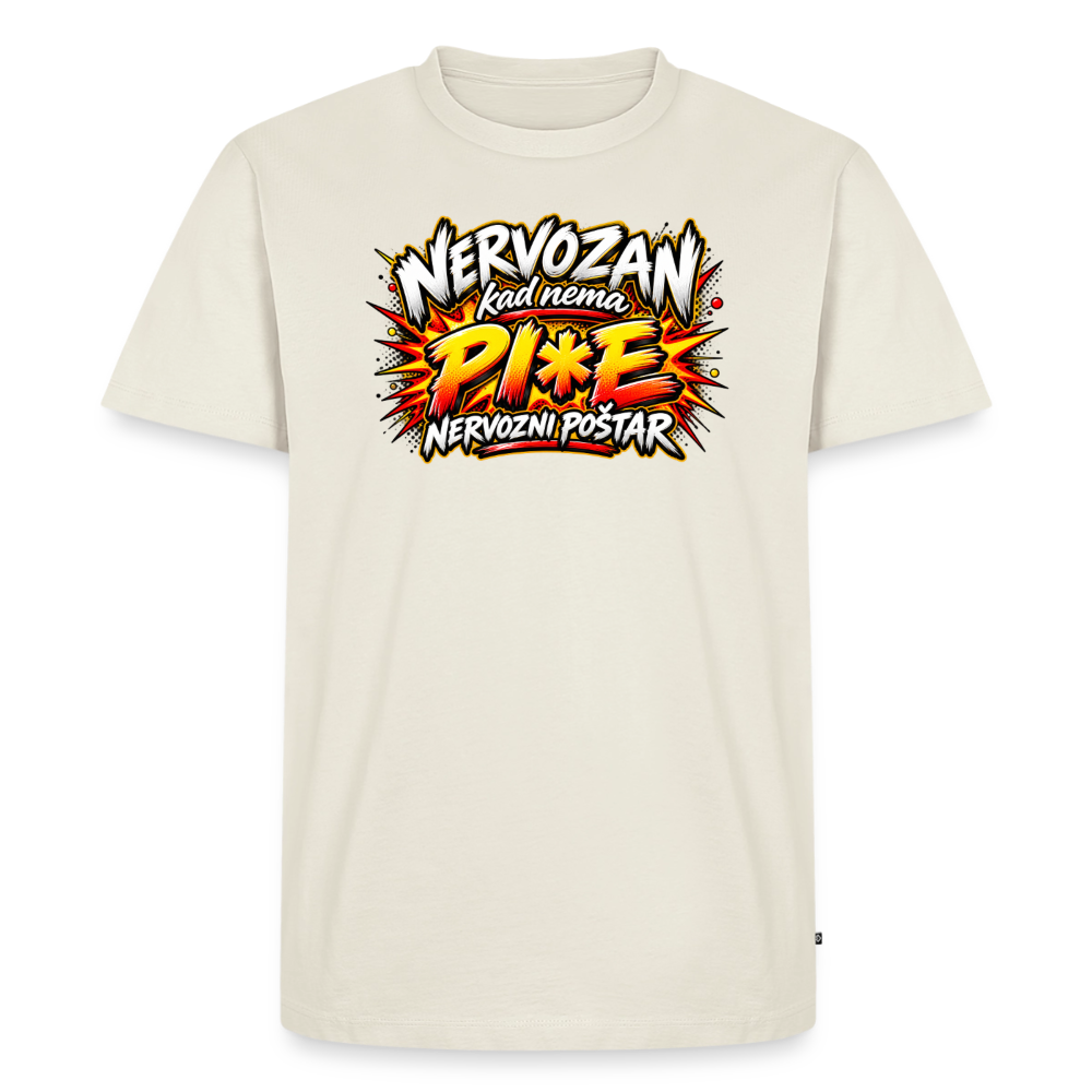 Männer Premium T-Shirt - Naturweiß