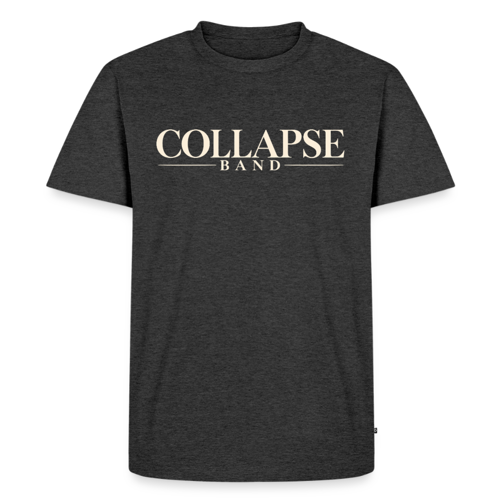 Männer Premium T-Shirt - Collapse Band Clasic - Anthrazit meliert