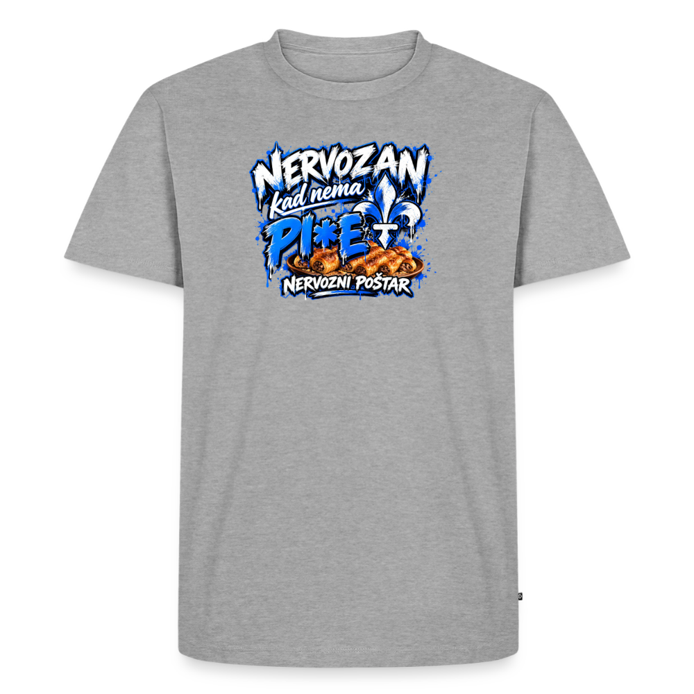 Männer Premium T-Shirt - Grau meliert