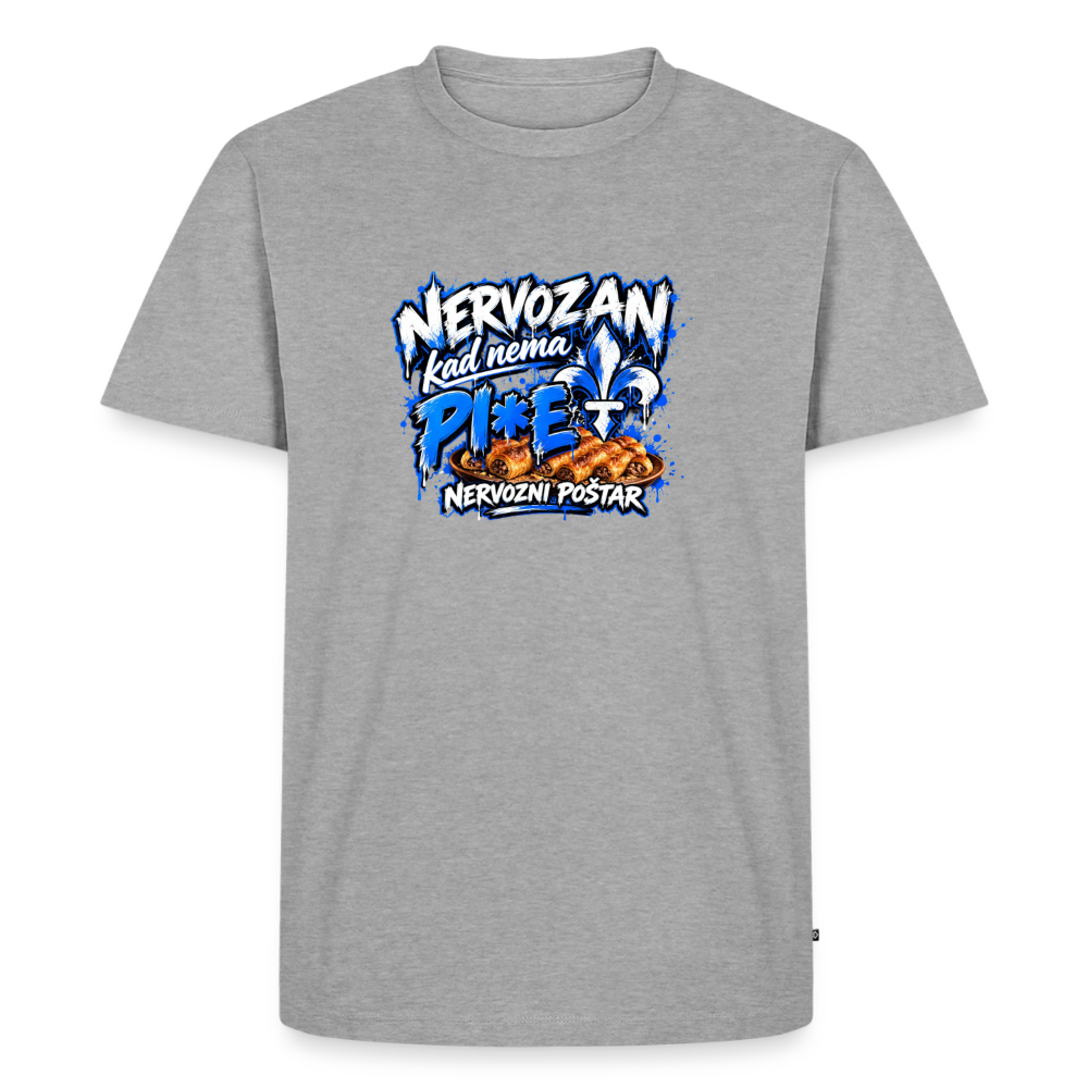 Männer Premium T-Shirt - Grau meliert