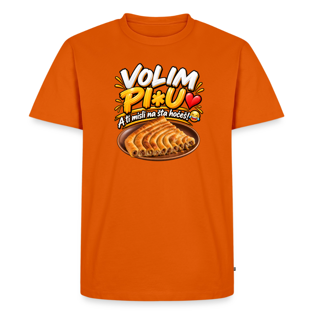 Männer Premium T-Shirt - Orange 