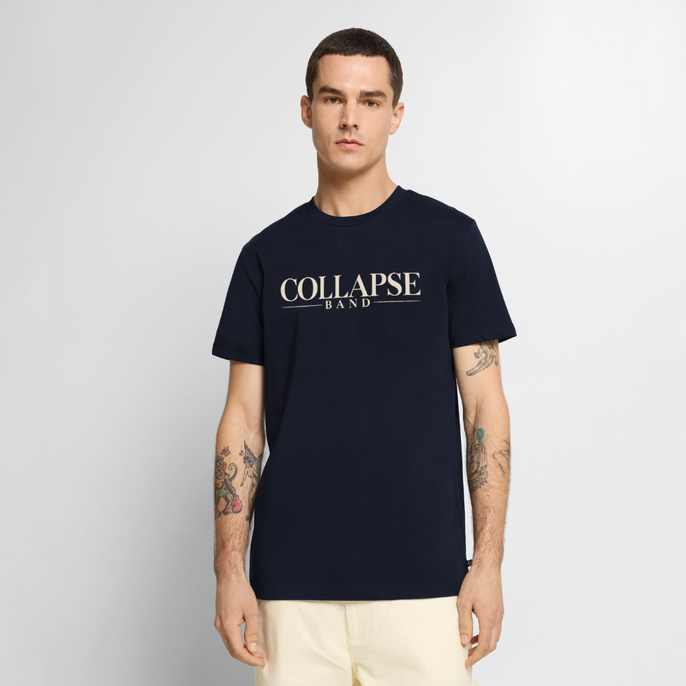 Männer Premium T-Shirt - Collapse Band Clasic - Navy