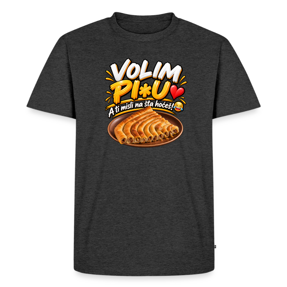 Männer Premium T-Shirt - Anthrazit meliert