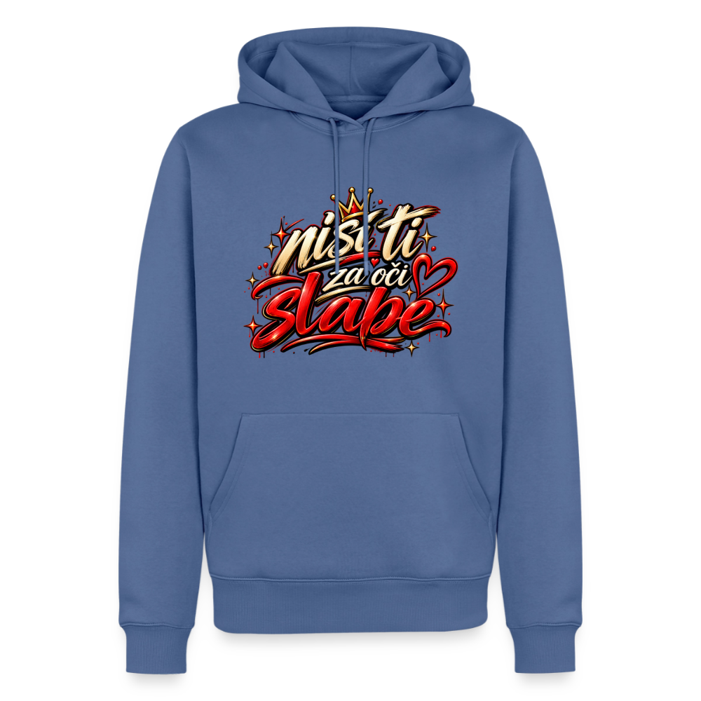 Männer Premium Hoodie - nisi ti za oci slabe - Taubenblau