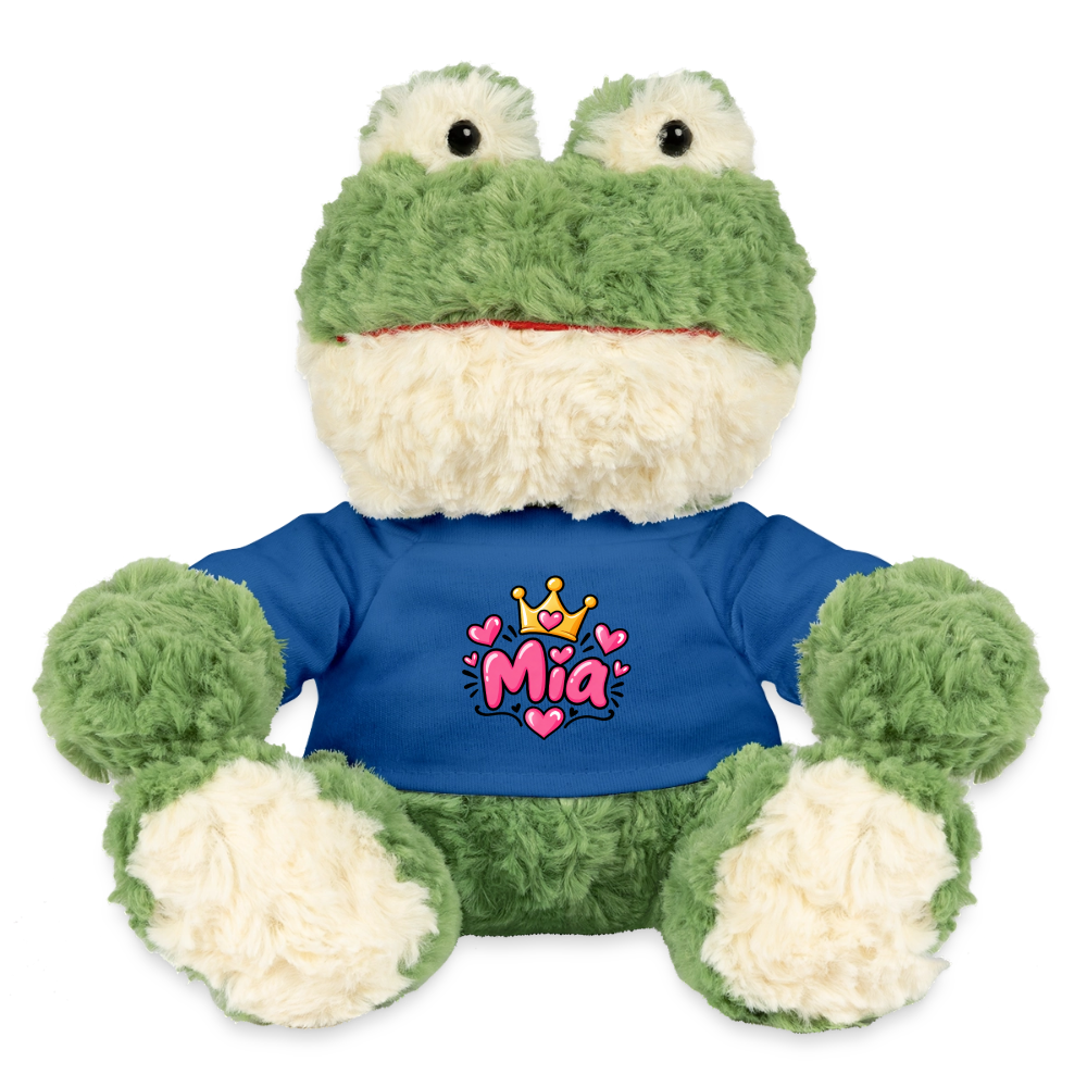 MiniFeet® Frosch Torge MIA – Personalisierbar mit Namen & Design - Königsblau