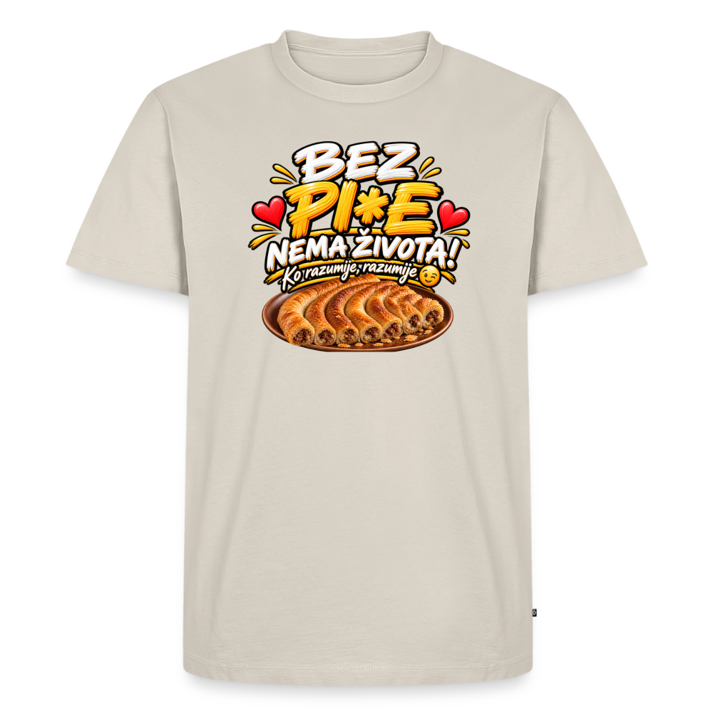 Männer Premium T-Shirt - Beige