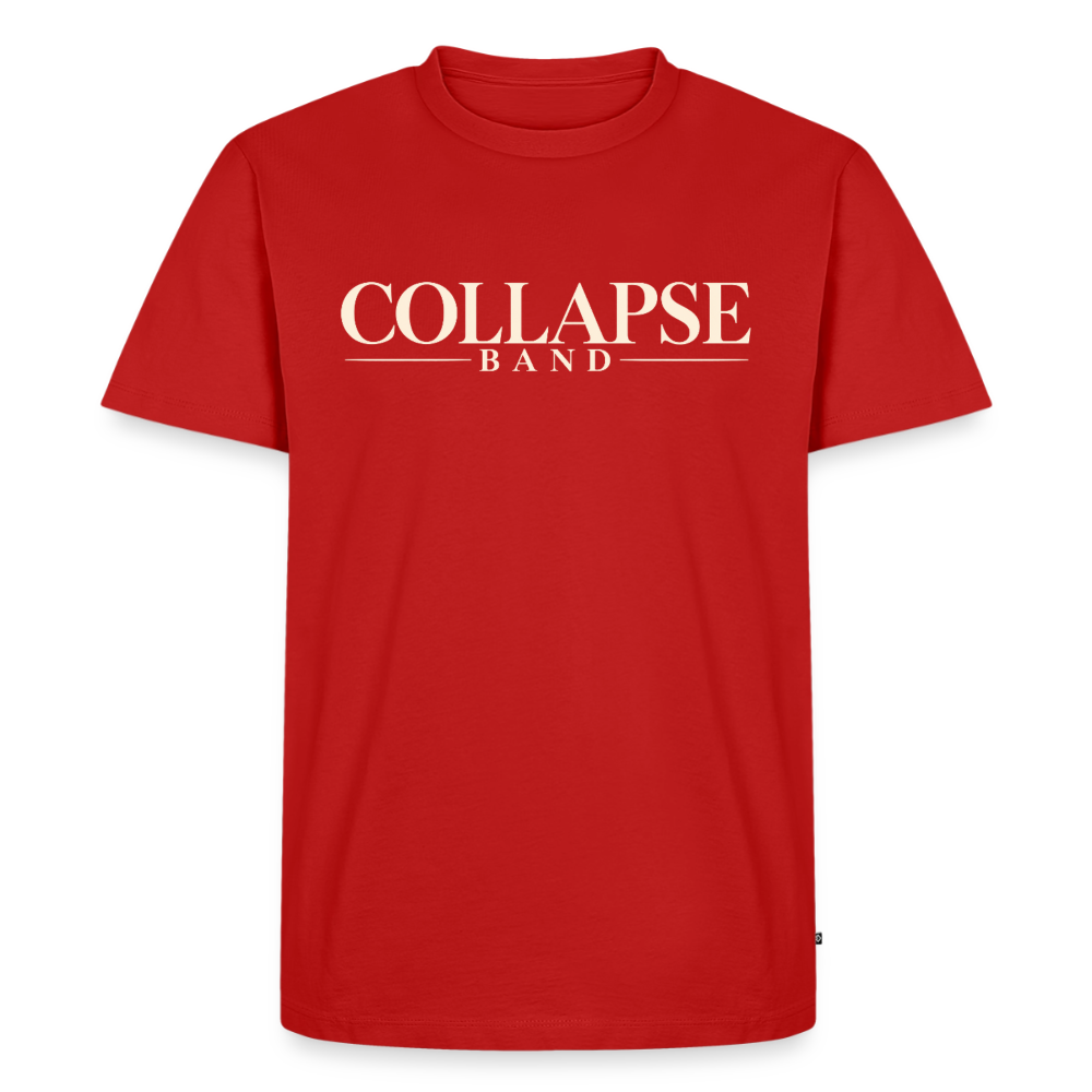 Männer Premium T-Shirt - Collapse Band Clasic - Rot