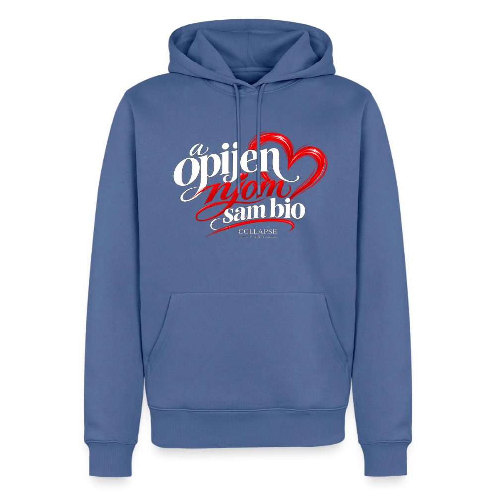 Männer Premium Hoodie - a opijen njom sam bio - Taubenblau