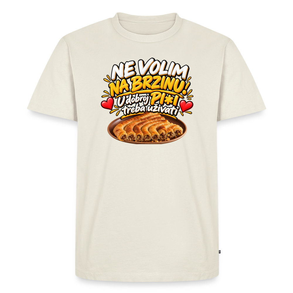Männer Premium T-Shirt - Naturweiß