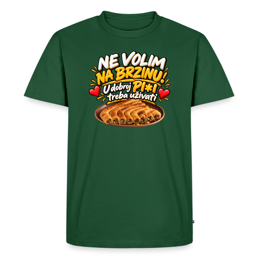 Männer Premium T-Shirt - Flaschengrün
