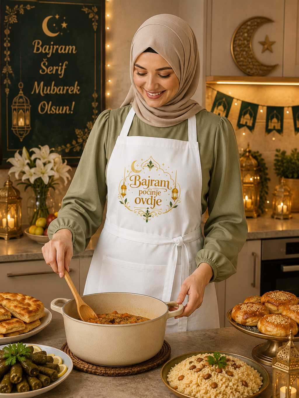 🇧🇦 Grillschürze Eid - Bajram počinje ovdje