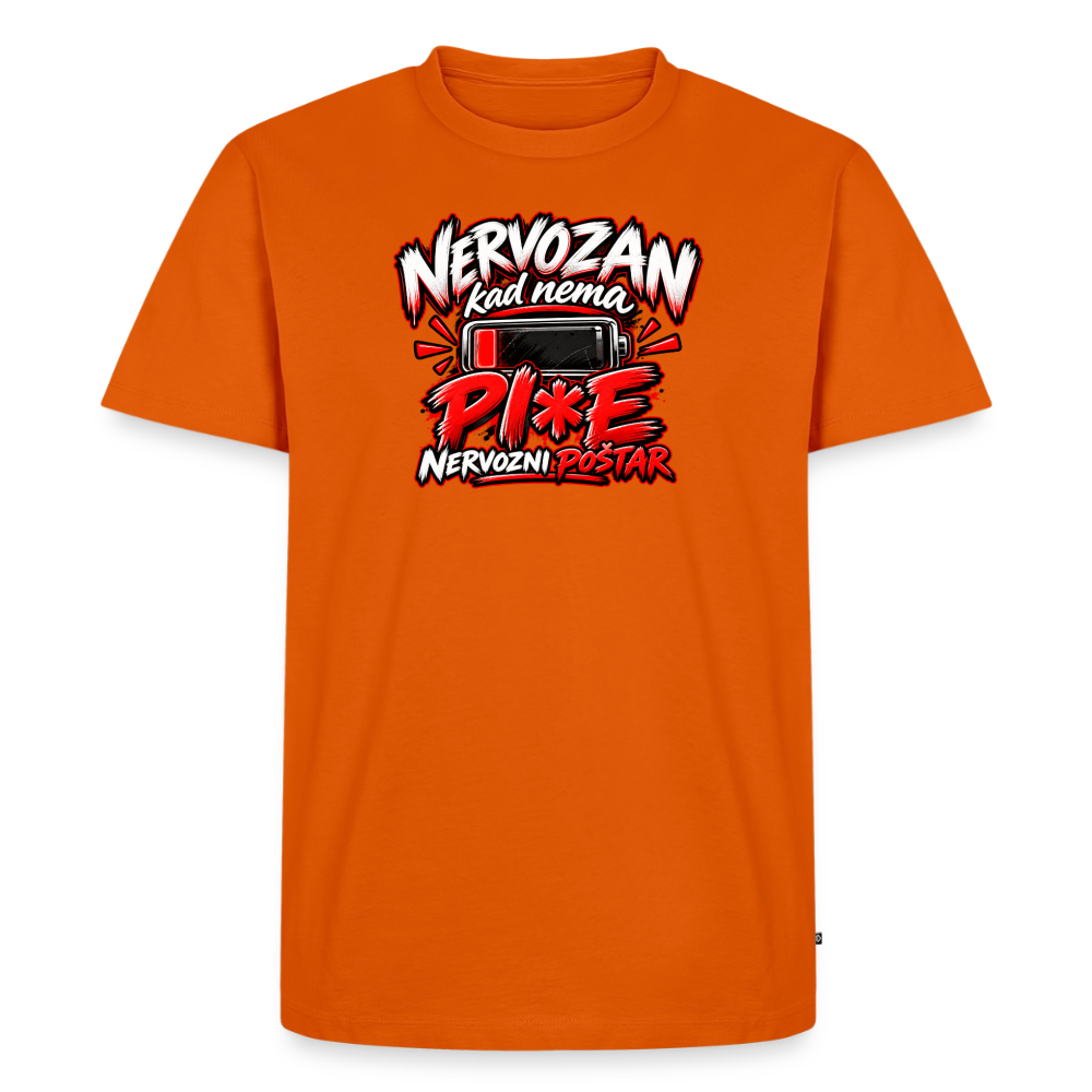 Männer Premium T-Shirt - Orange 
