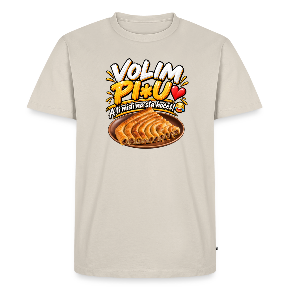 Männer Premium T-Shirt - Beige