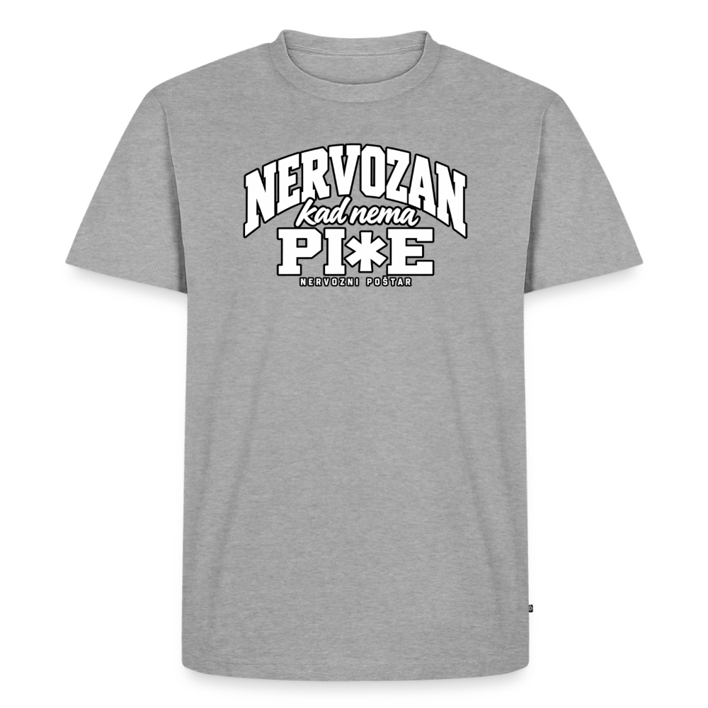 Männer Premium T-Shirt - Grau meliert