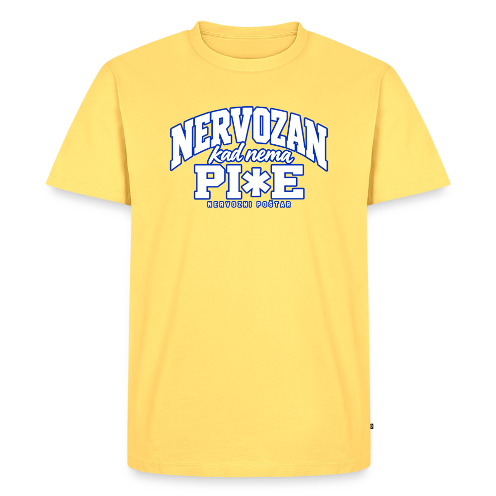 Männer Premium T-Shirt - Pastellgelb