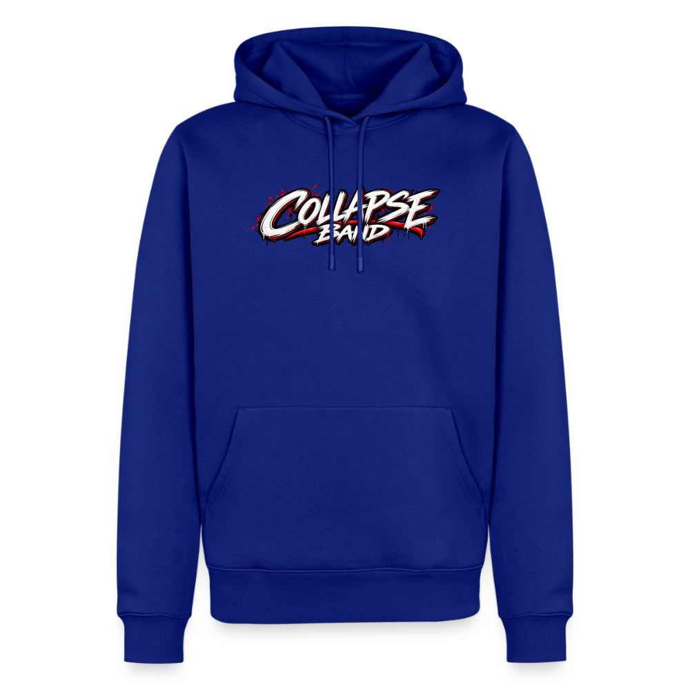 Männer Premium Hoodie - Collapse band red style - Royalblau