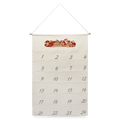 Leinen Adventskalender - Naturweiß
