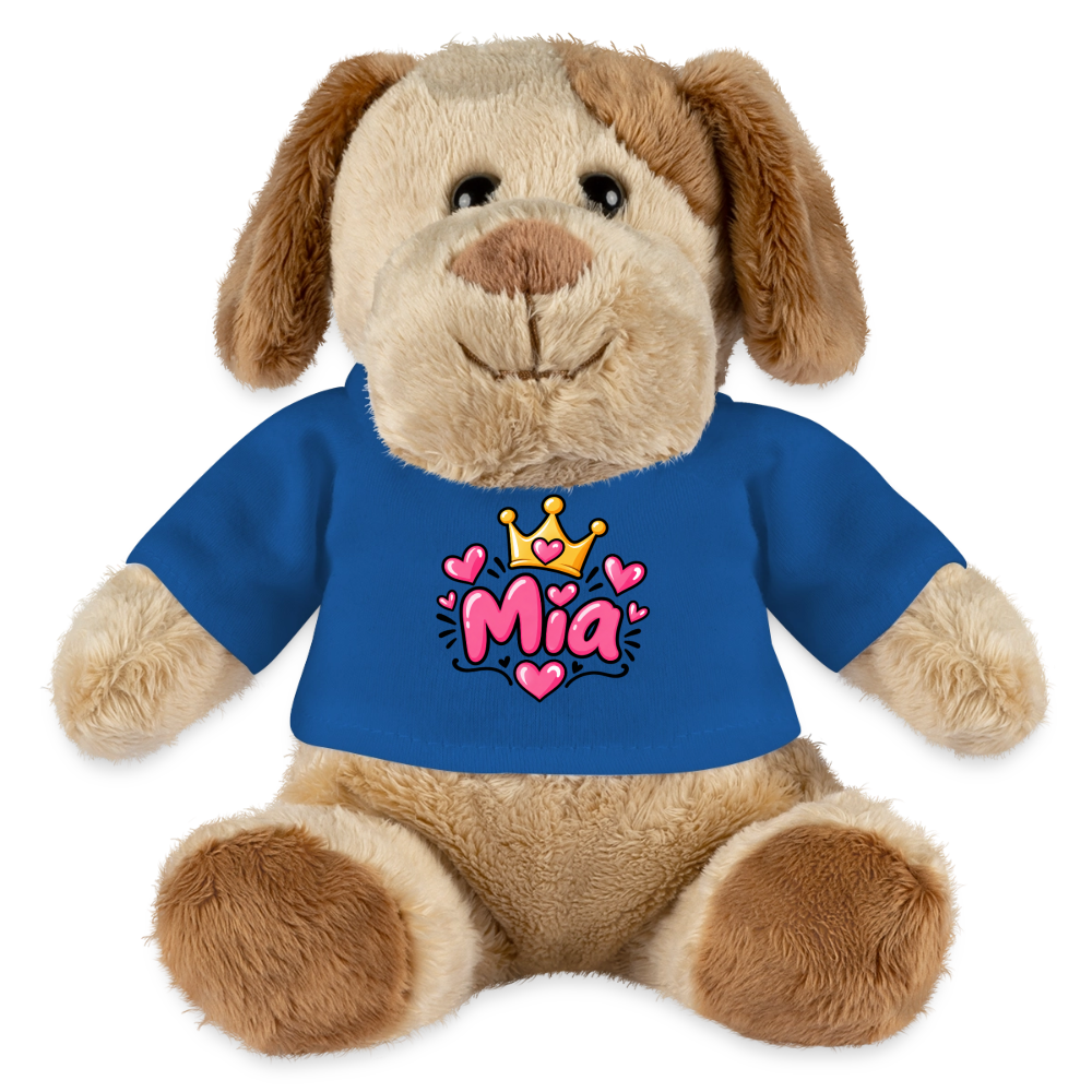 MiniFeet® Hund Helge – Personalisierbar mit Namen & Design - Königsblau