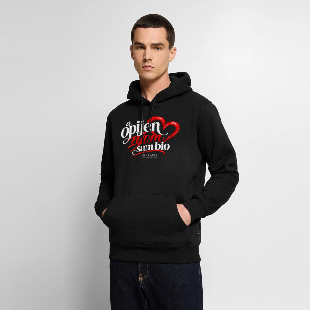 Männer Premium Hoodie - a opijen njom sam bio - Schwarz