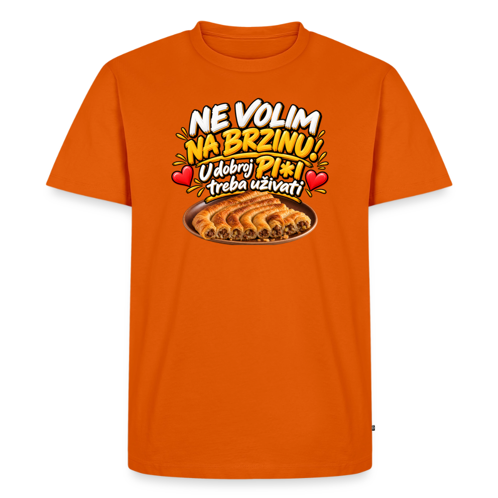 Männer Premium T-Shirt - Orange 