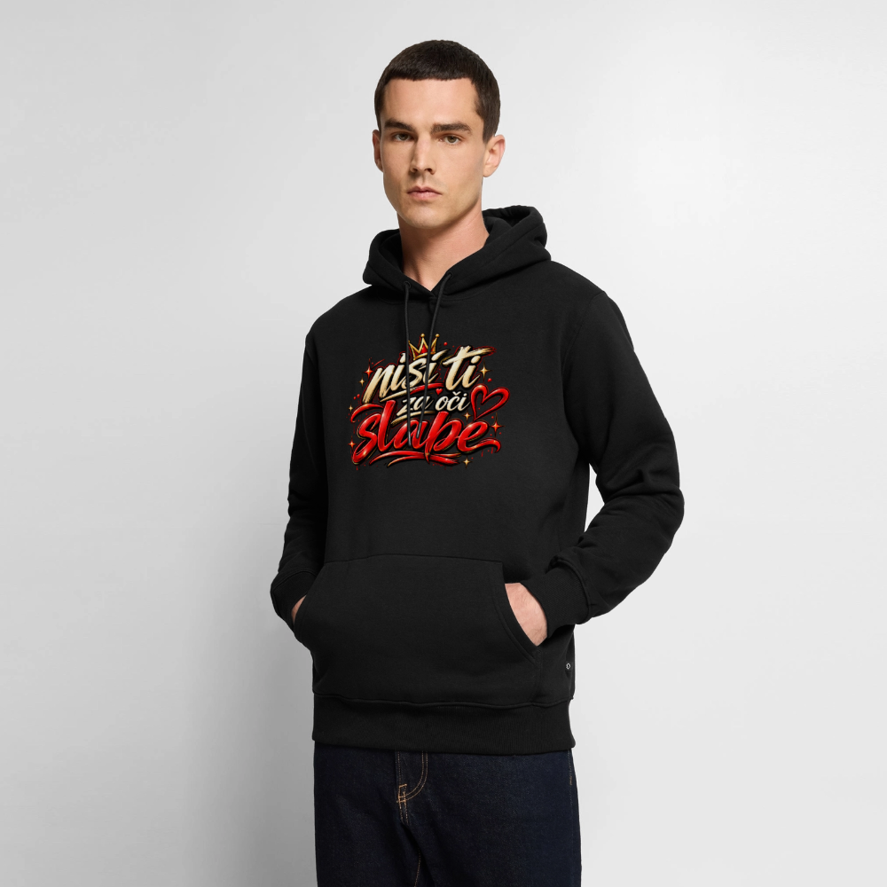 Männer Premium Hoodie - nisi ti za oci slabe - Schwarz