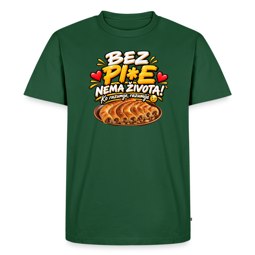 Männer Premium T-Shirt - Flaschengrün