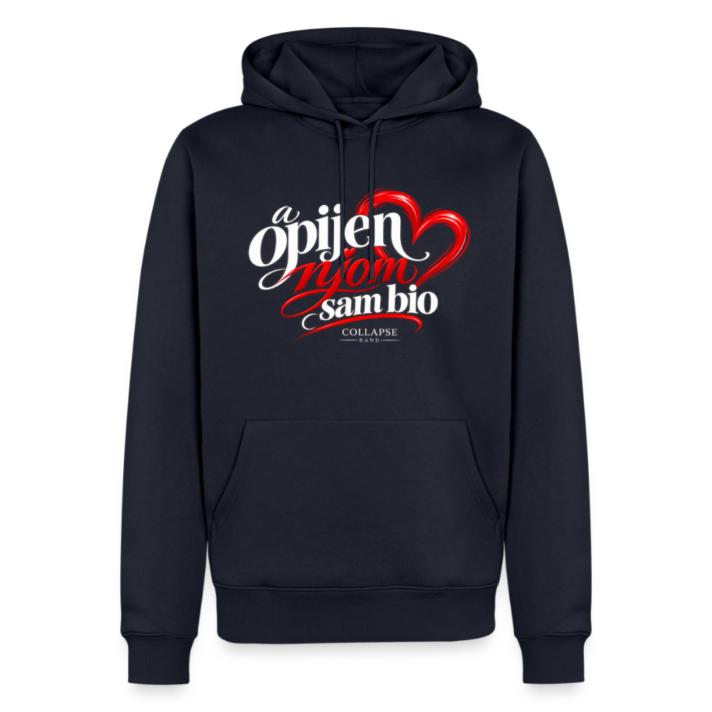 Männer Premium Hoodie - a opijen njom sam bio - Navy