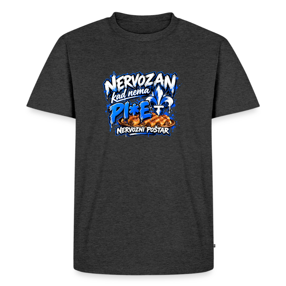 Männer Premium T-Shirt - Anthrazit meliert
