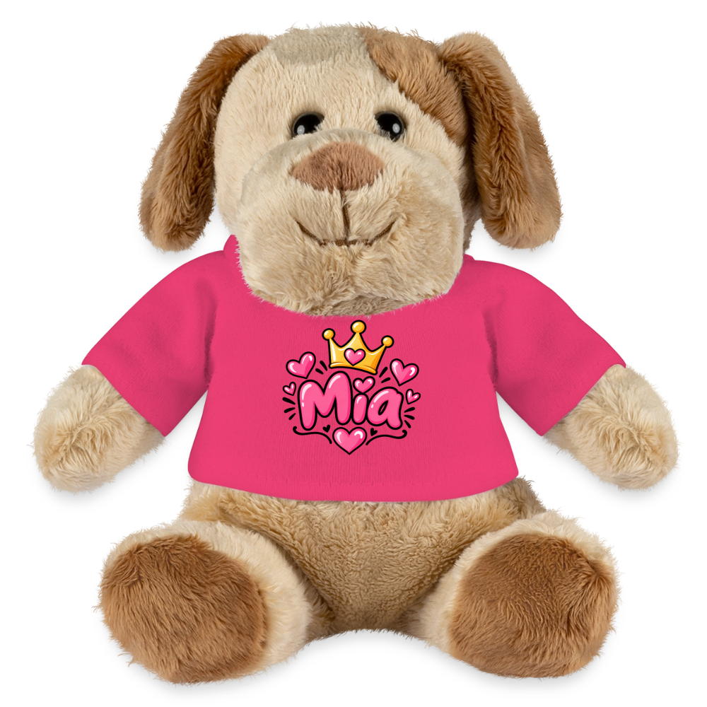 MiniFeet® Hund Helge – Personalisierbar mit Namen & Design - Pink