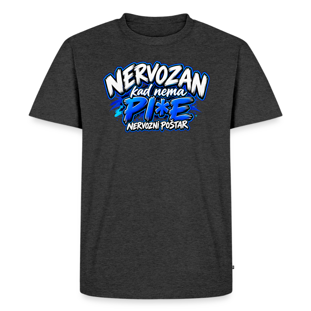 Männer Premium T-Shirt - Anthrazit meliert