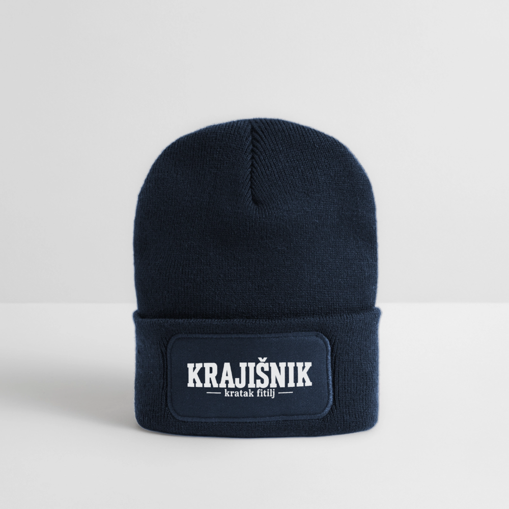 Recycelte Patch Beanie - French Navy