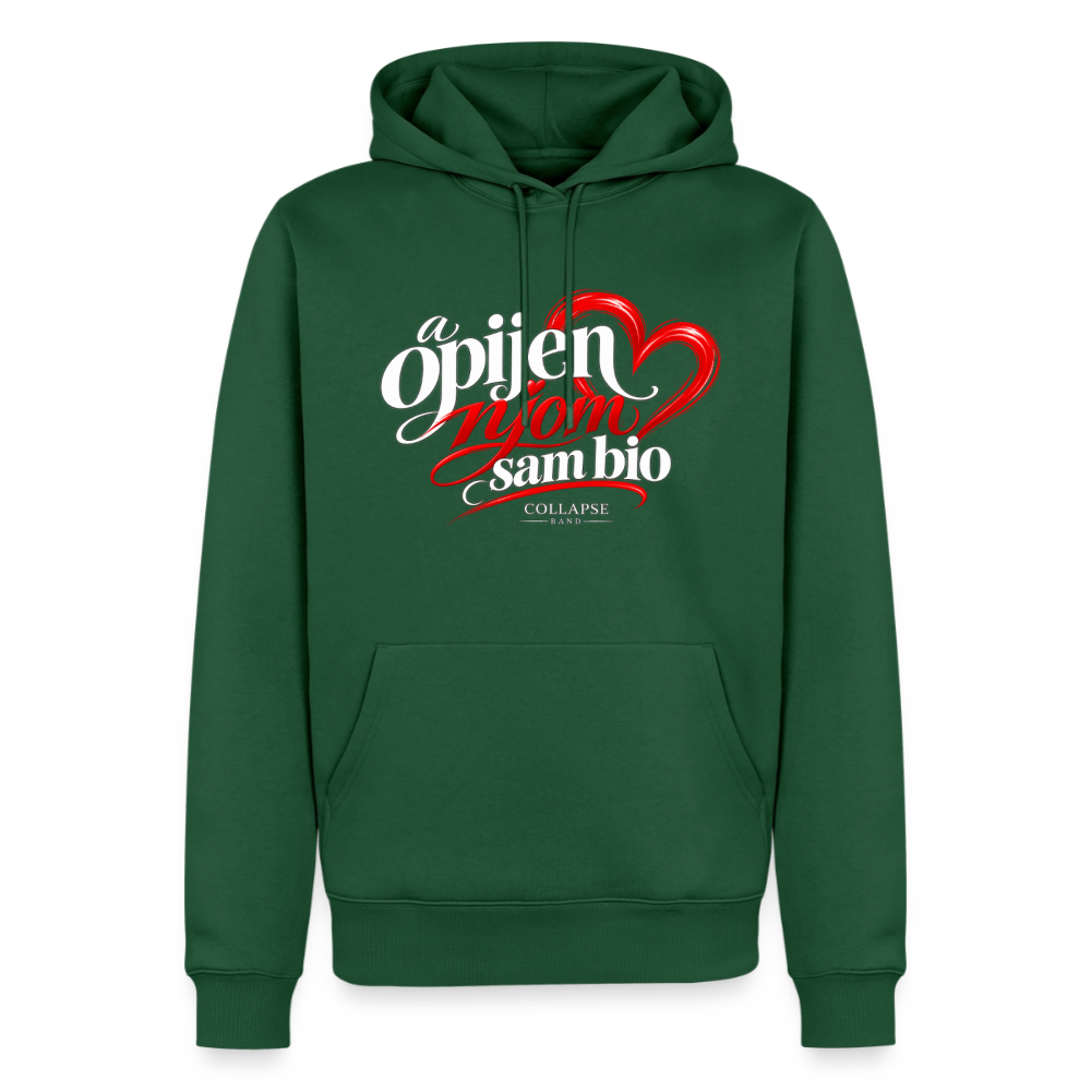 Männer Premium Hoodie - a opijen njom sam bio - Flaschengrün