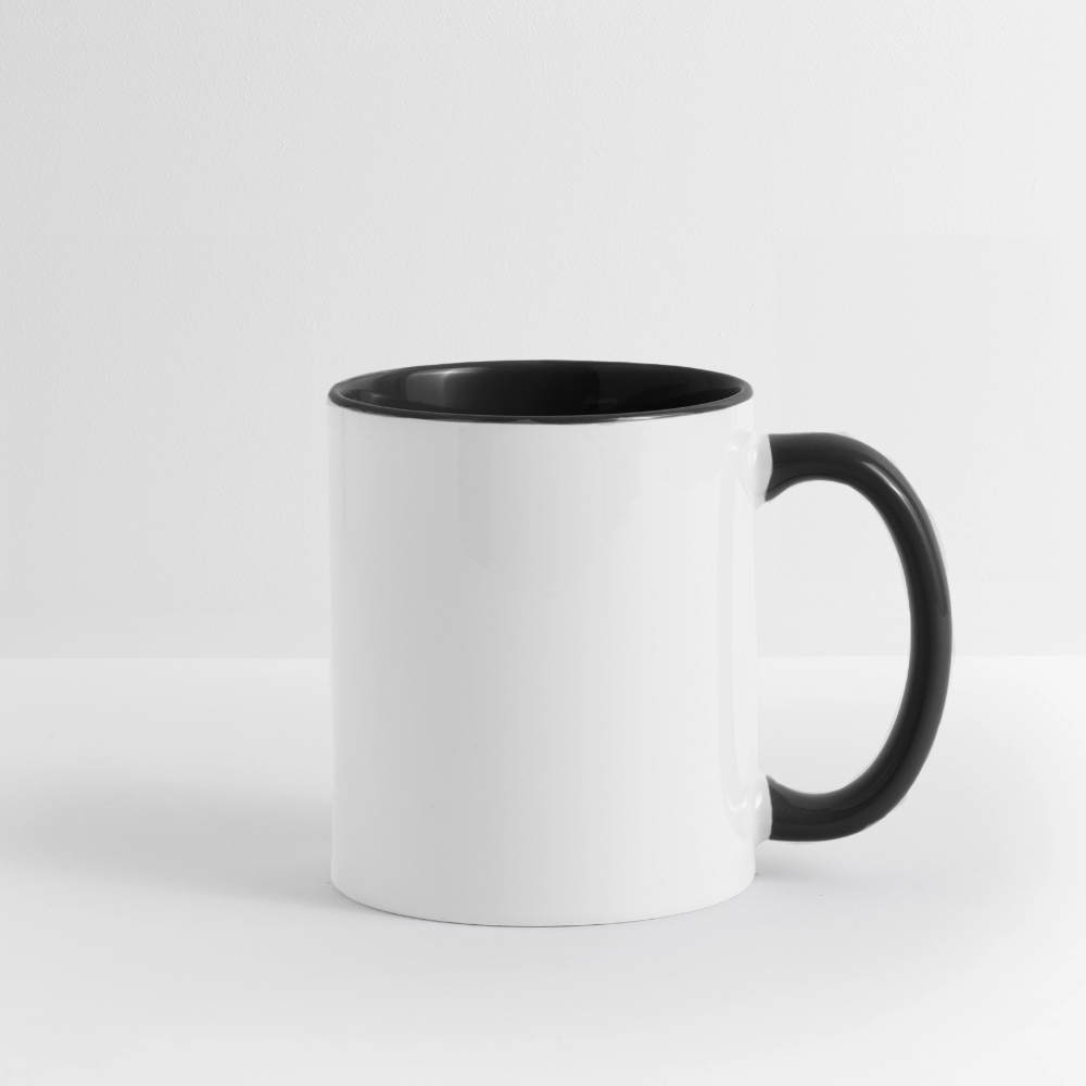 Wintertasse ❄️ Winterzeit ist Kaffeezeit – Süße Pinguin Kaffeetasse 325 ml - Weiß/Schwarz