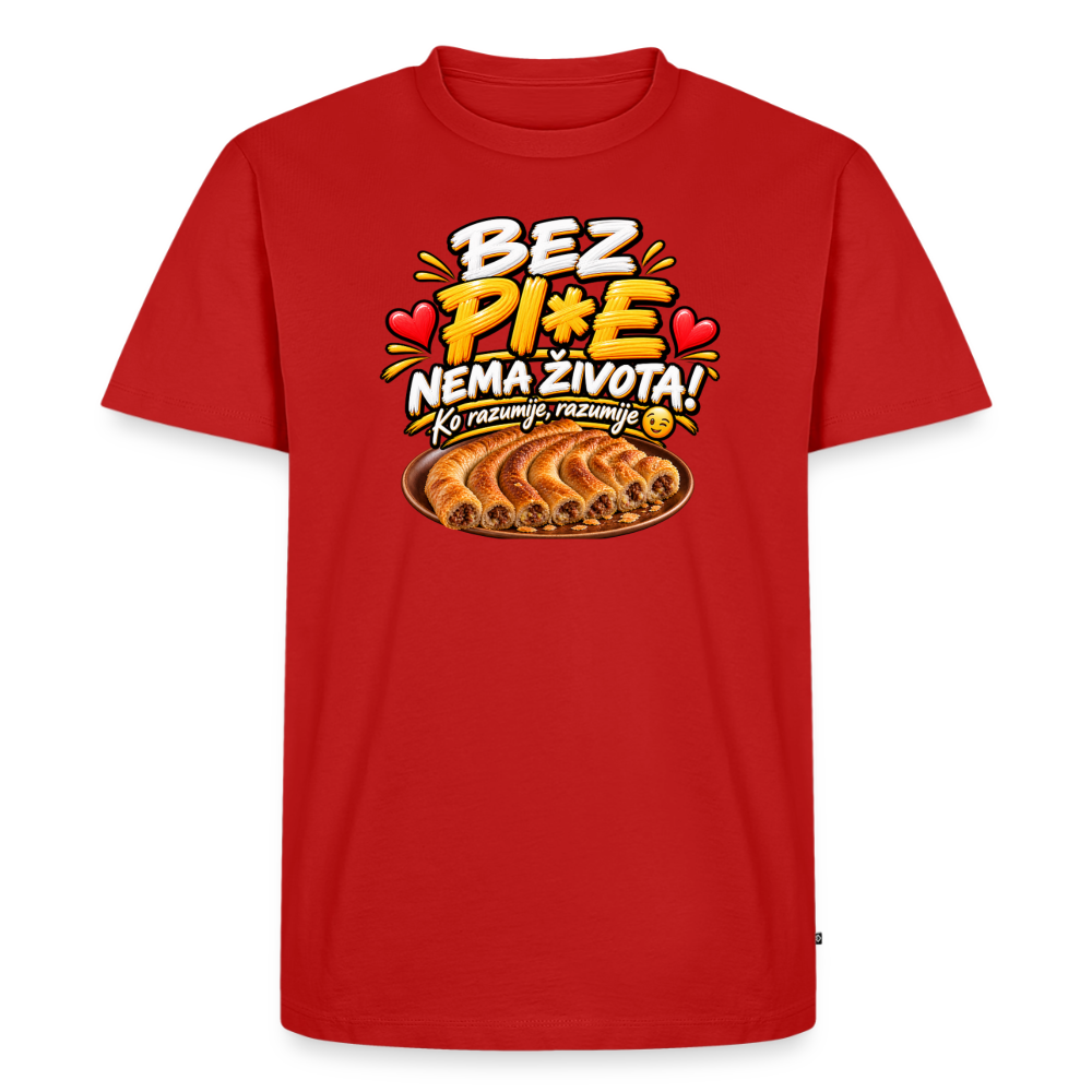 Männer Premium T-Shirt - Rot