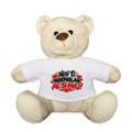 Kuschelteddy mit „Nisi ti normalan al si moj“ Design – Süßer Liebesbär mit T-Shirt - Weiß