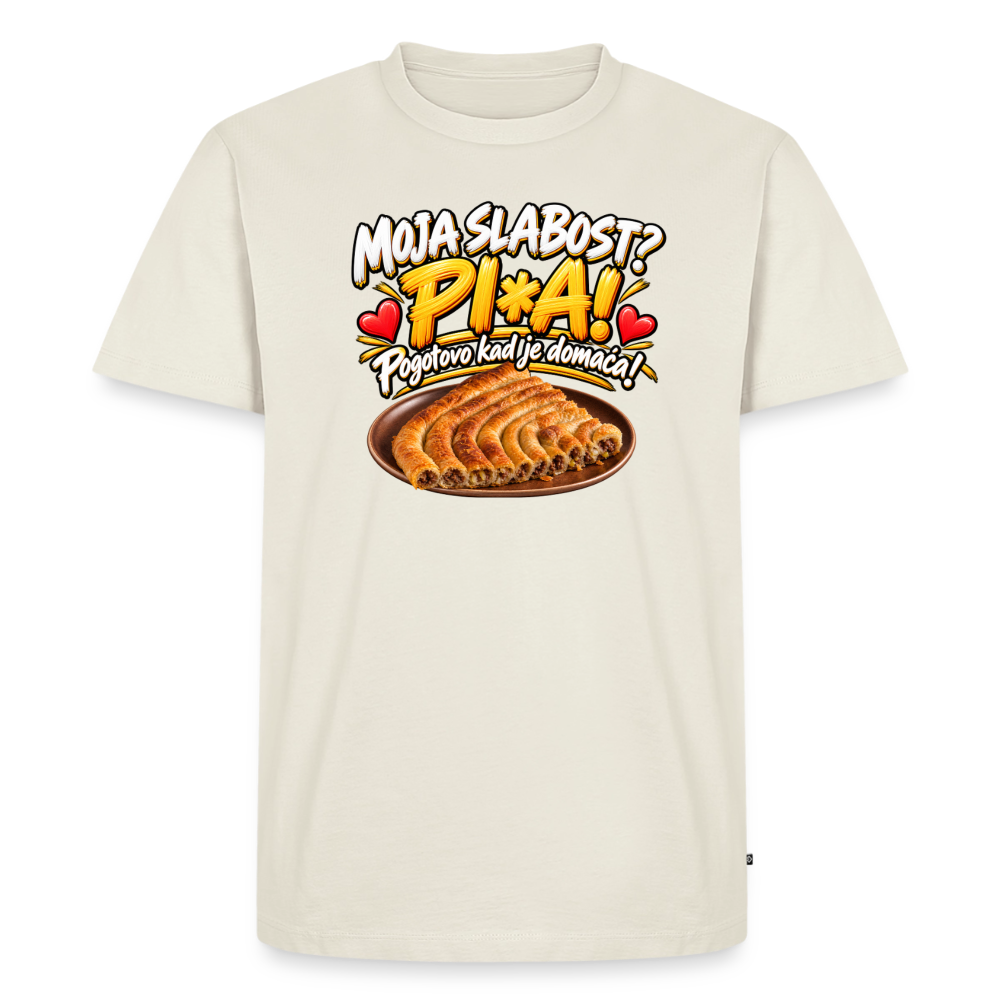 Männer Premium T-Shirt - Naturweiß