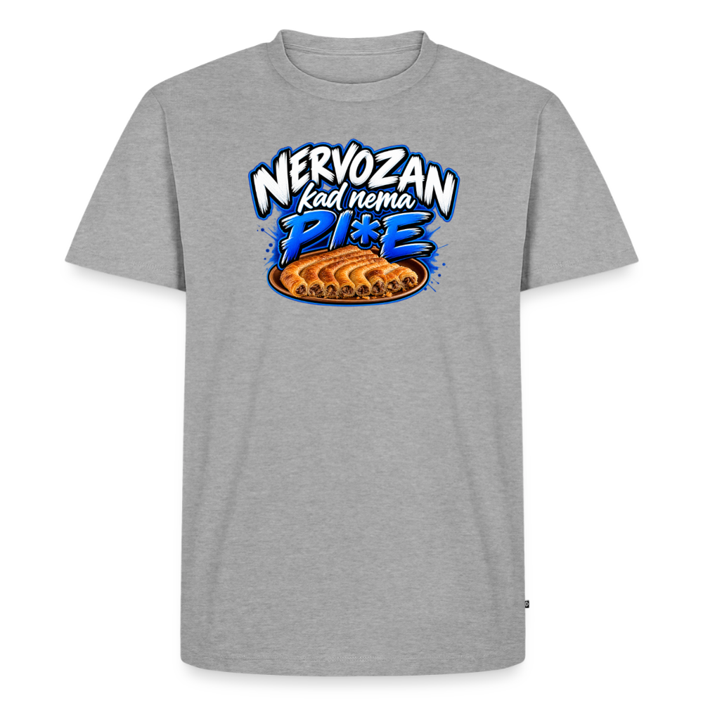 Männer Premium T-Shirt - Grau meliert