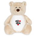 Plüschtier Teddy 32 cm - Weiß/Mittelbraun