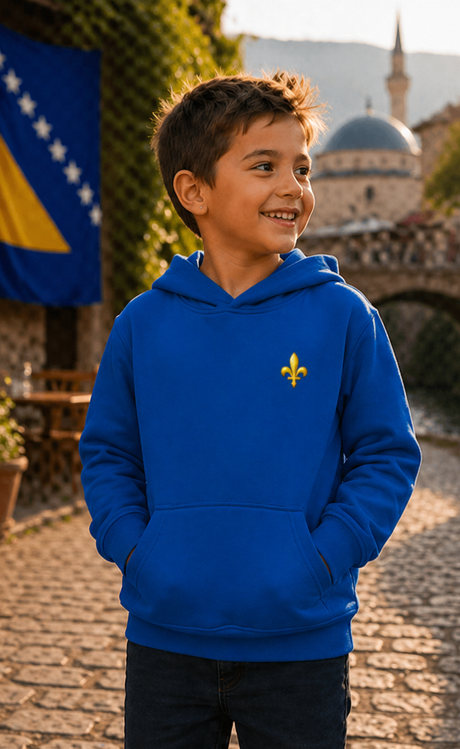 Dječja osnovna dukserica - Bosna | Ljiljan