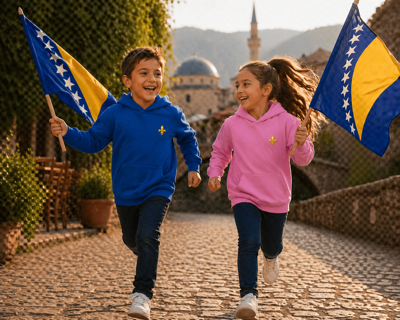 Dječja osnovna dukserica - Bosna | Ljiljan