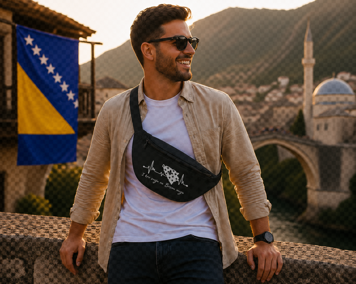 Pojasna torbica Bosna – Bosna otkucaj srca
