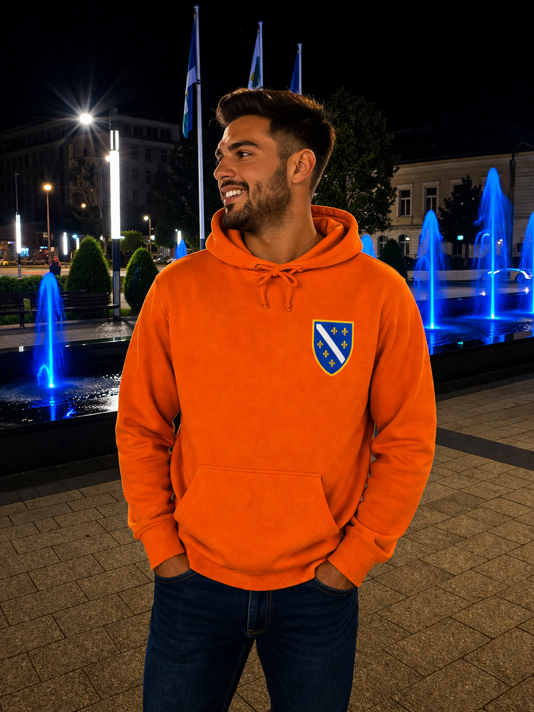 Bosnien Premium dukserica 🇧🇦 – Klasični Bosanski Grb 🔥 Najprodavaniji | Lijeva strana grudi