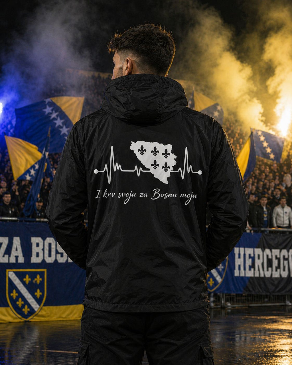 Vjetrovka Bosna – Bosansko srce kuca | Dvostrani ispis