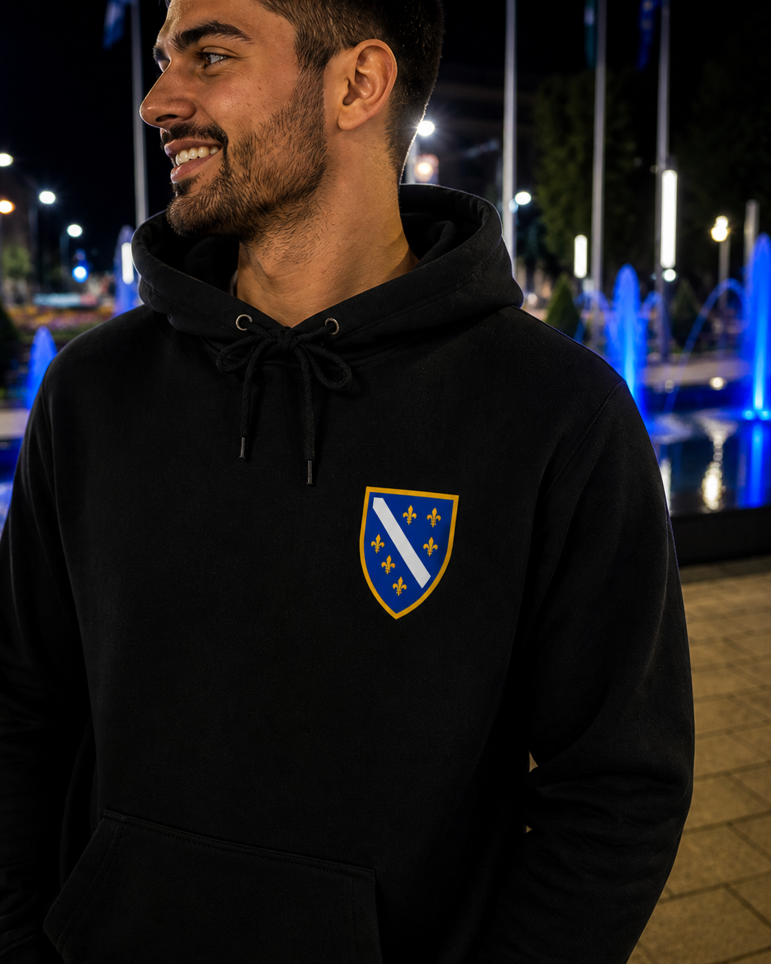Bosnien Premium dukserica 🇧🇦 – Klasični Bosanski Grb 🔥 Najprodavaniji | Lijeva strana grudi